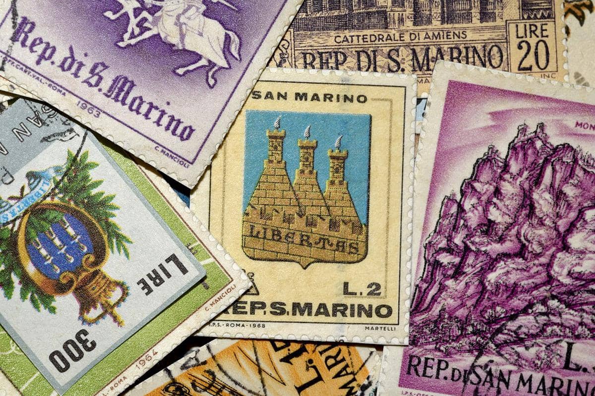 Koleksi prangko pos dari Republik San Marino