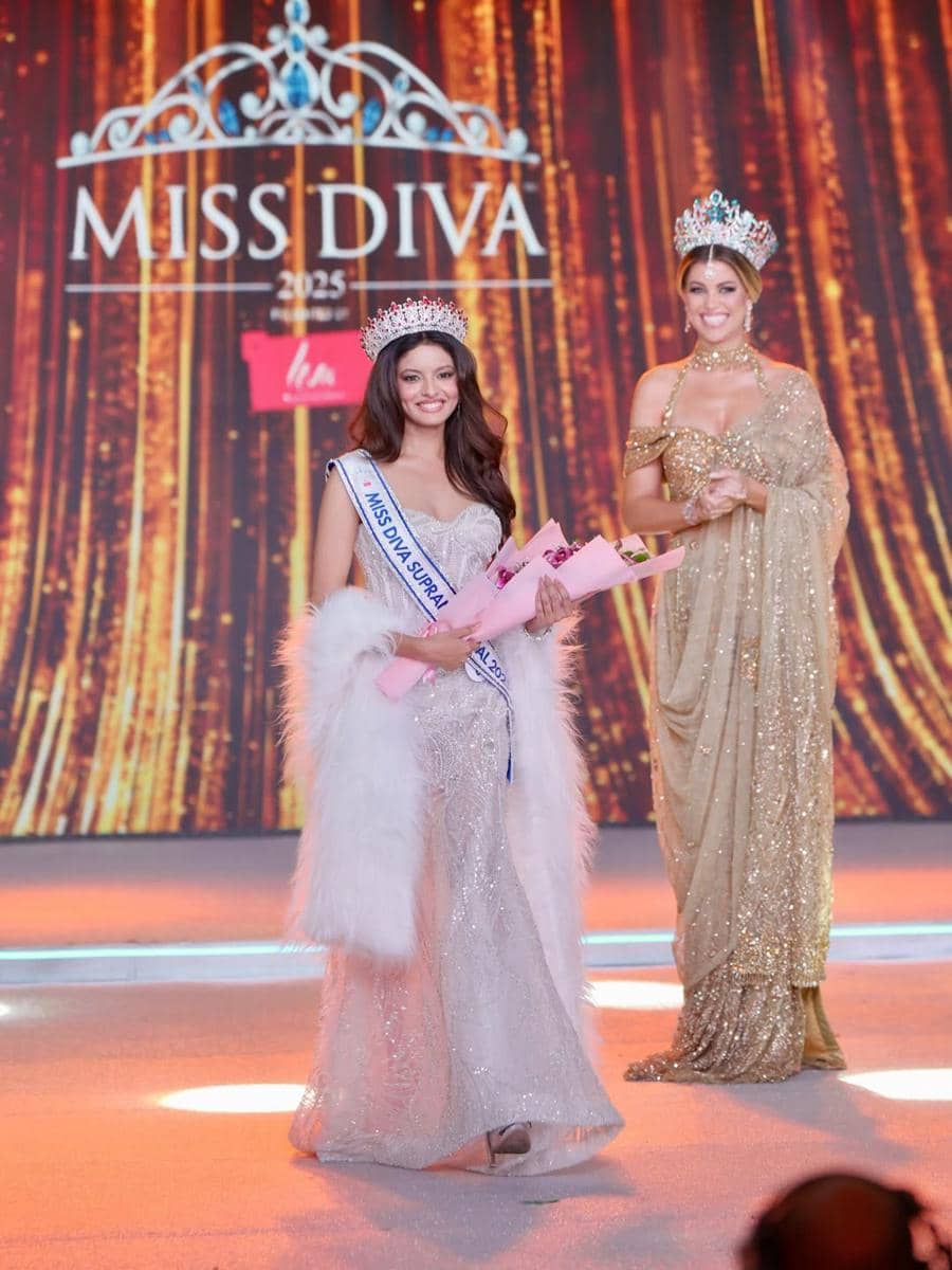 potret kunjungan Eduarda Braum Miss Supranational 2025 di India 