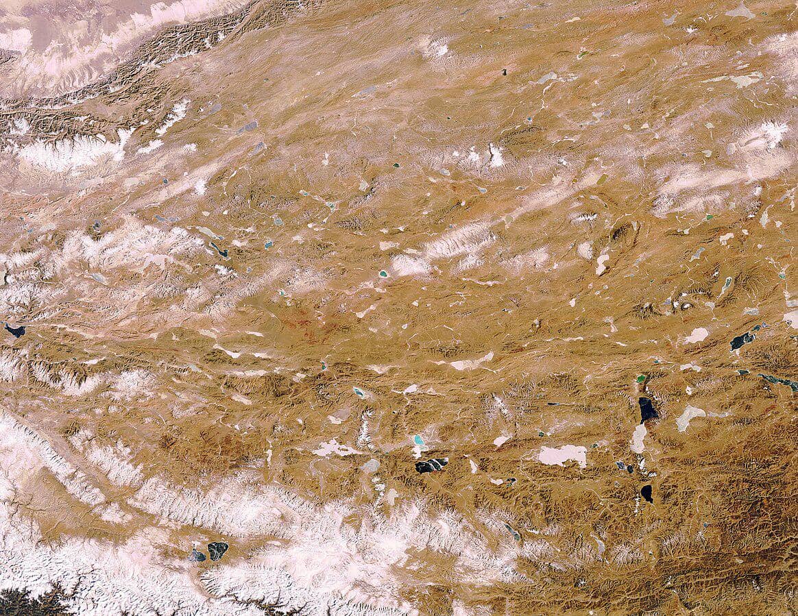 potret Dataran Tinggi Tibe (commons.wikimedia.org/ESA)