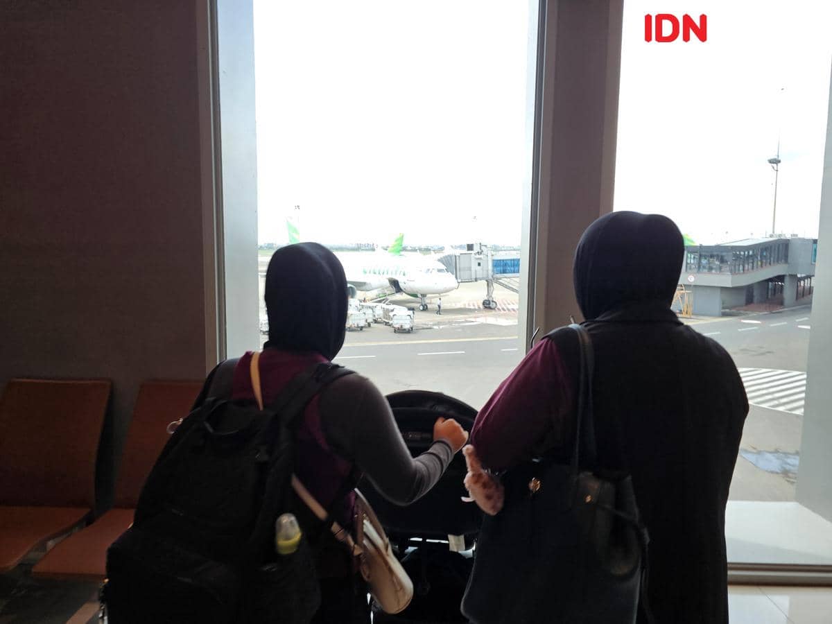 Penumpang di Bandara Soekarno-Hatta