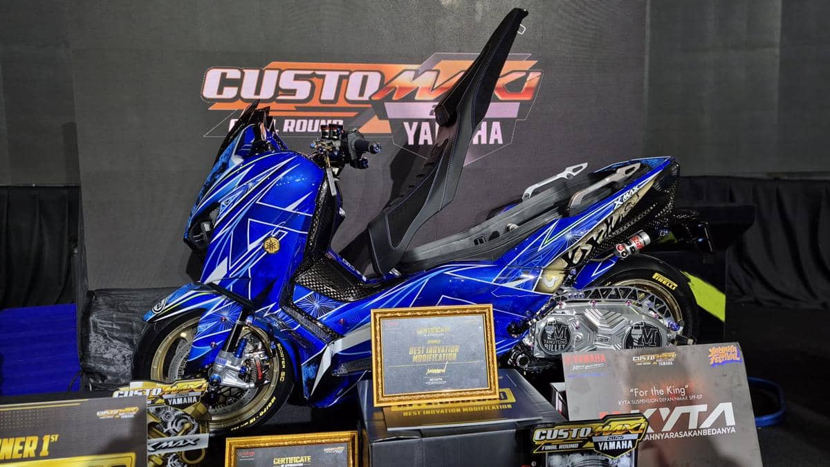 Modifikasi Hampir Rp1 Miliar, XMAX Asal Medan Raih King of MAXI 2025