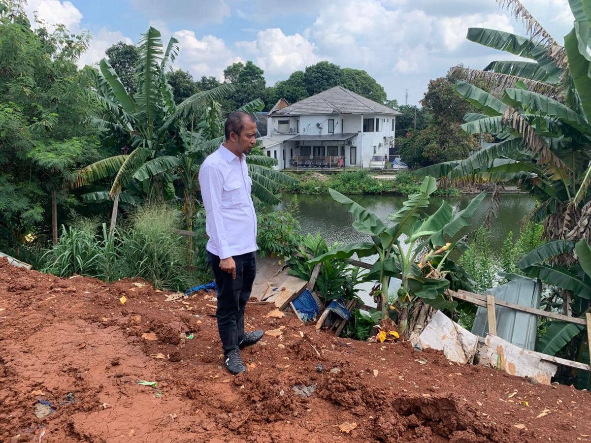 Serobot Sempadan Situ di Pamulang, PUPR Banten: PBG Proyek Dievaluasi