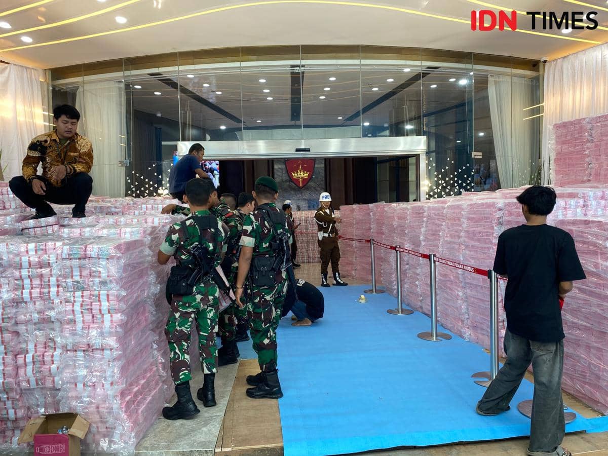 Penampakan Uang Rp6 Triliun Bakal Diserahkan Satgas PKH ke Pemerintah