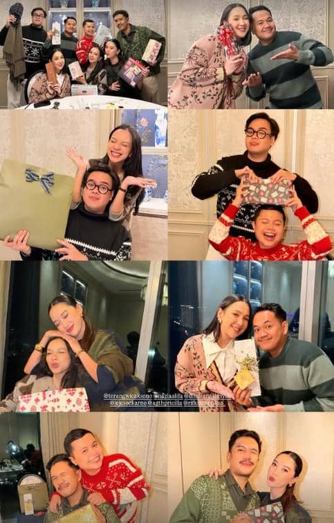 Makan Malam Artis Sambut Natal dan Tahun Baru 2026 (instagram.com/jejesoekarno)