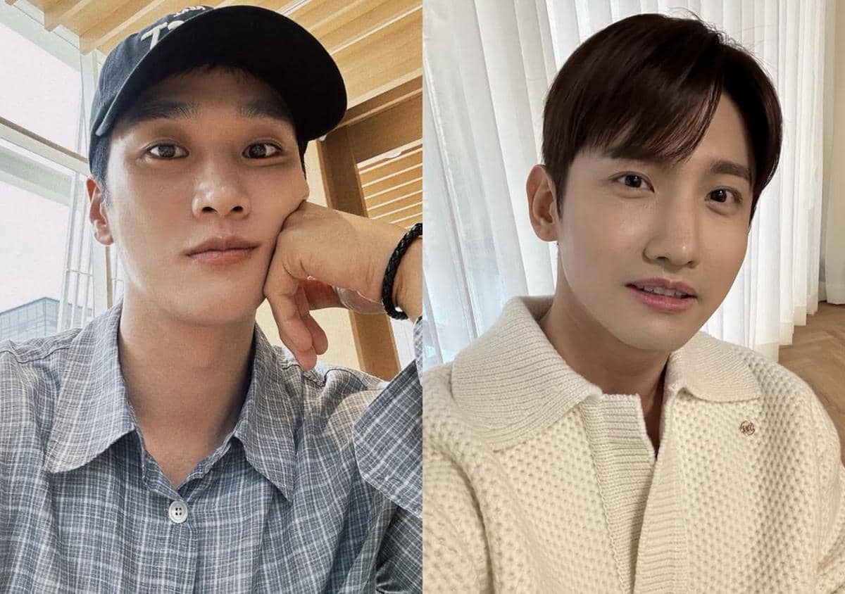 kolase foto Ahn Bo Hyun dan Changmin TVXQ