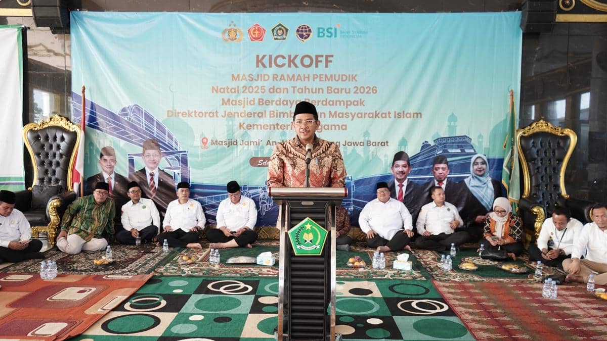 Masjid Ramah Pemudik libur Nataru 2025/2026