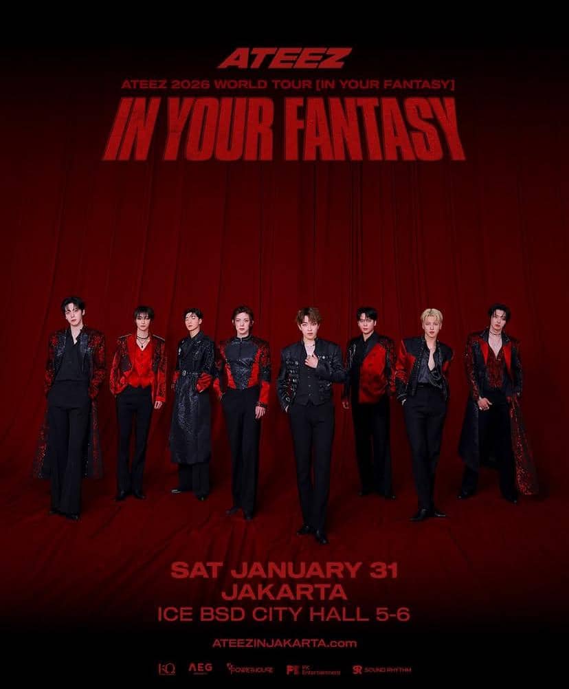 poster konser ATEEZ