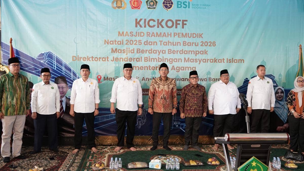 Masjid Ramah Pemudik libur Nataru 2025/2026