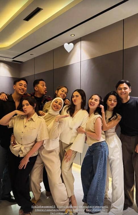Makan Malam Artis Sambut Natal dan Tahun Baru 2026 (instagram.com/syifahadju)