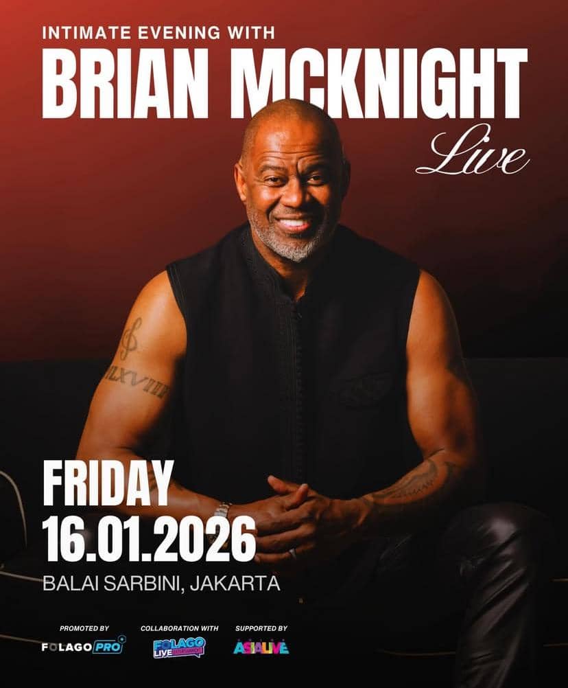 harga tiket konser Brian McKnight di Jakarta 2026