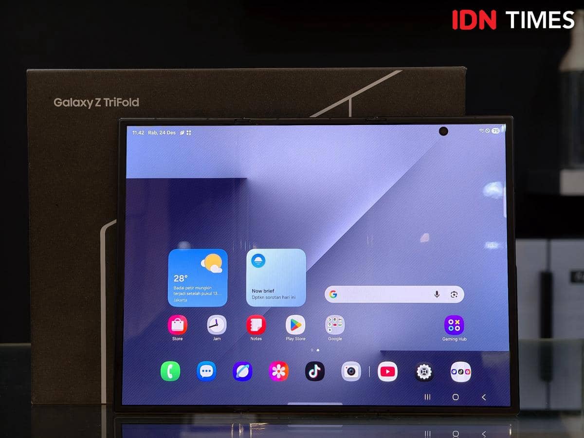 Samsung Galaxy Z TriFold (IDN Times/Fatkhur Rozi)