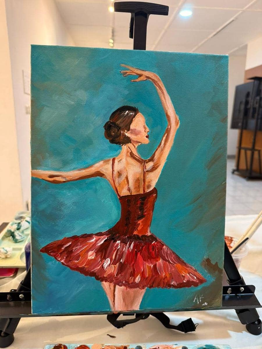 lukisan Aura Kasih tentang ballerina