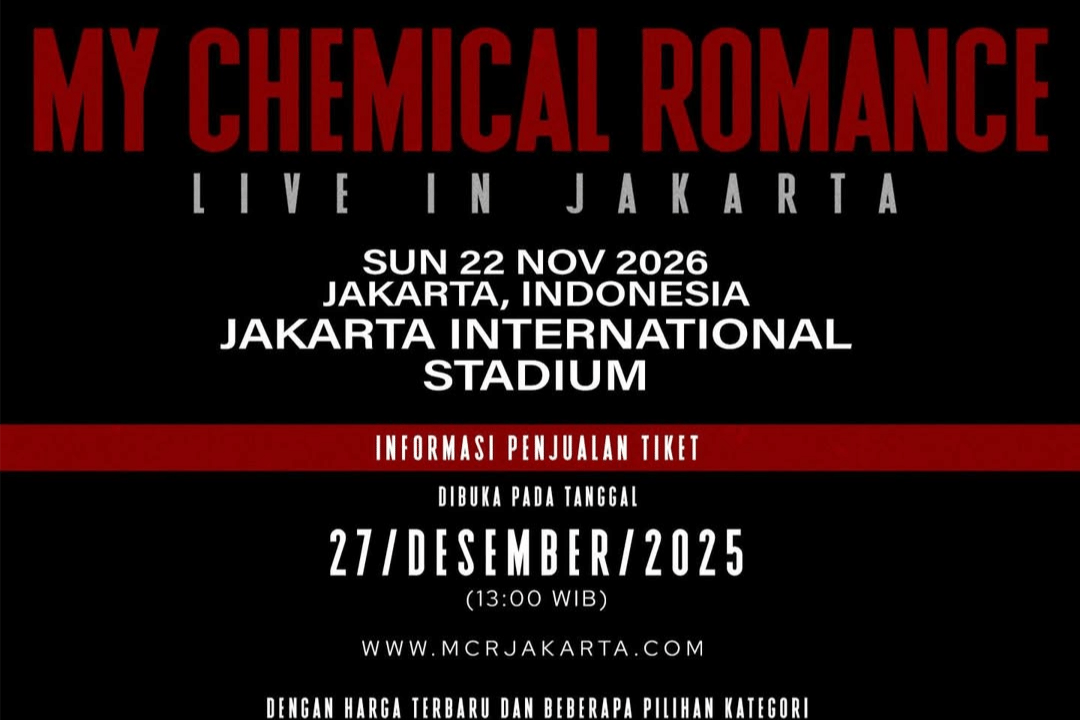 pengumuman konser My Chemical Romance 2026 