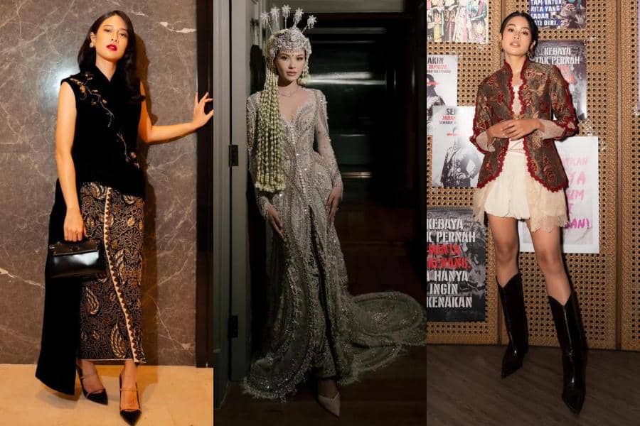 Kebaya artis (instagram.com/alyssadaguiseinstagram.com l instagram.com/maudyayunda | instagram.com/therealdisastr)