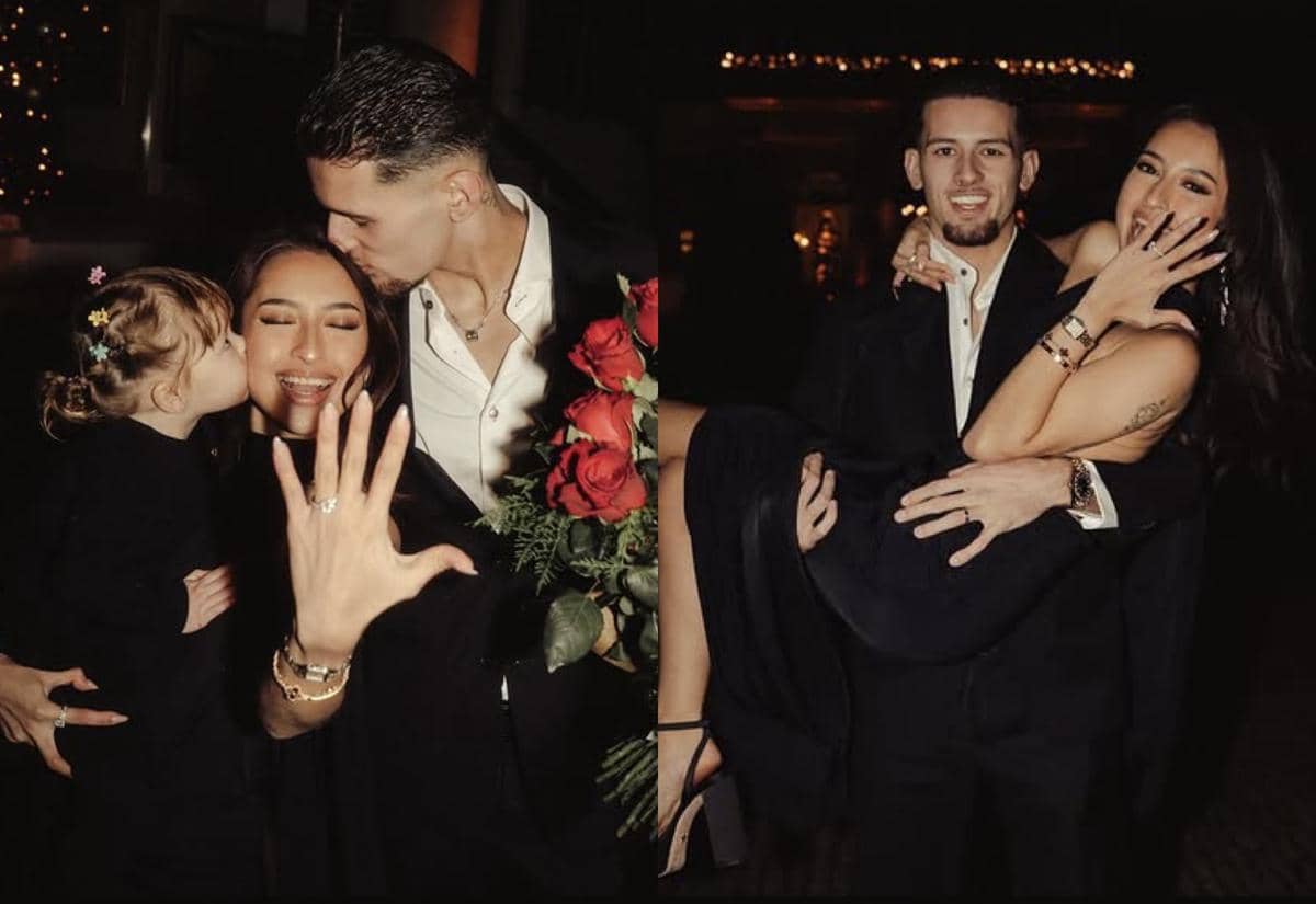 potret Jennifer Coppen dilamar Justin Hubner 