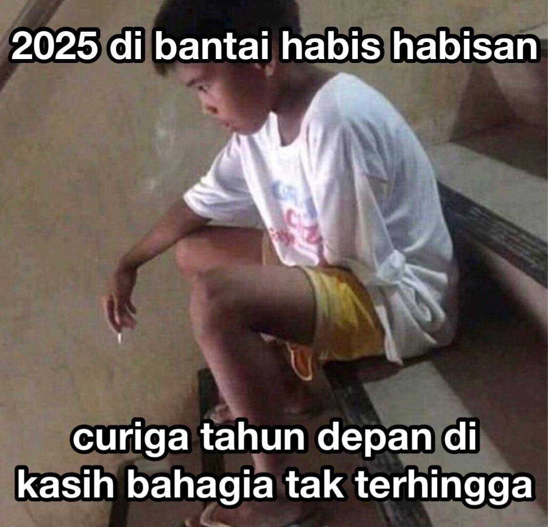 meme akhir tahun 2025