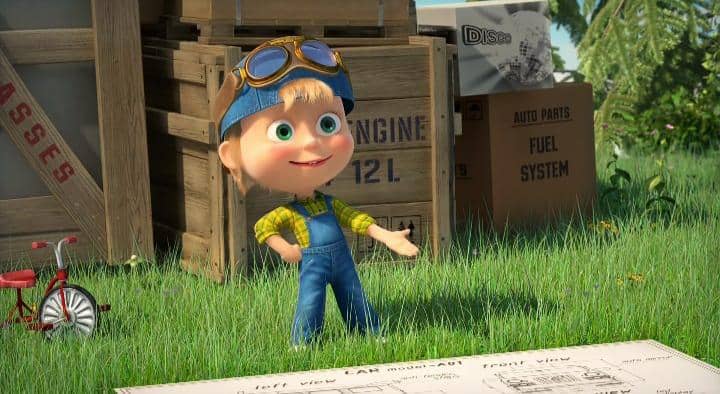 Masha menjadi mekanik