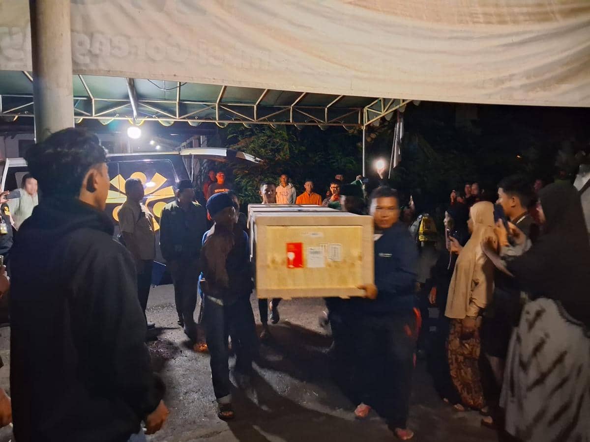 Jenazah PMI korban kebakaran di Hong Kong saat tiba di rumah duka. IDN Times/istimewa