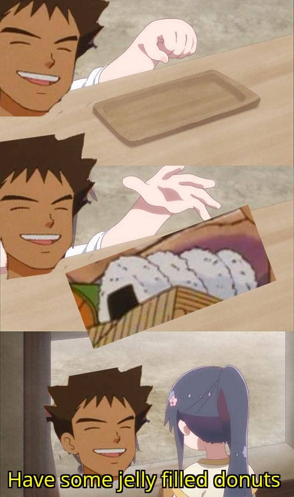 meme anime tentang donat