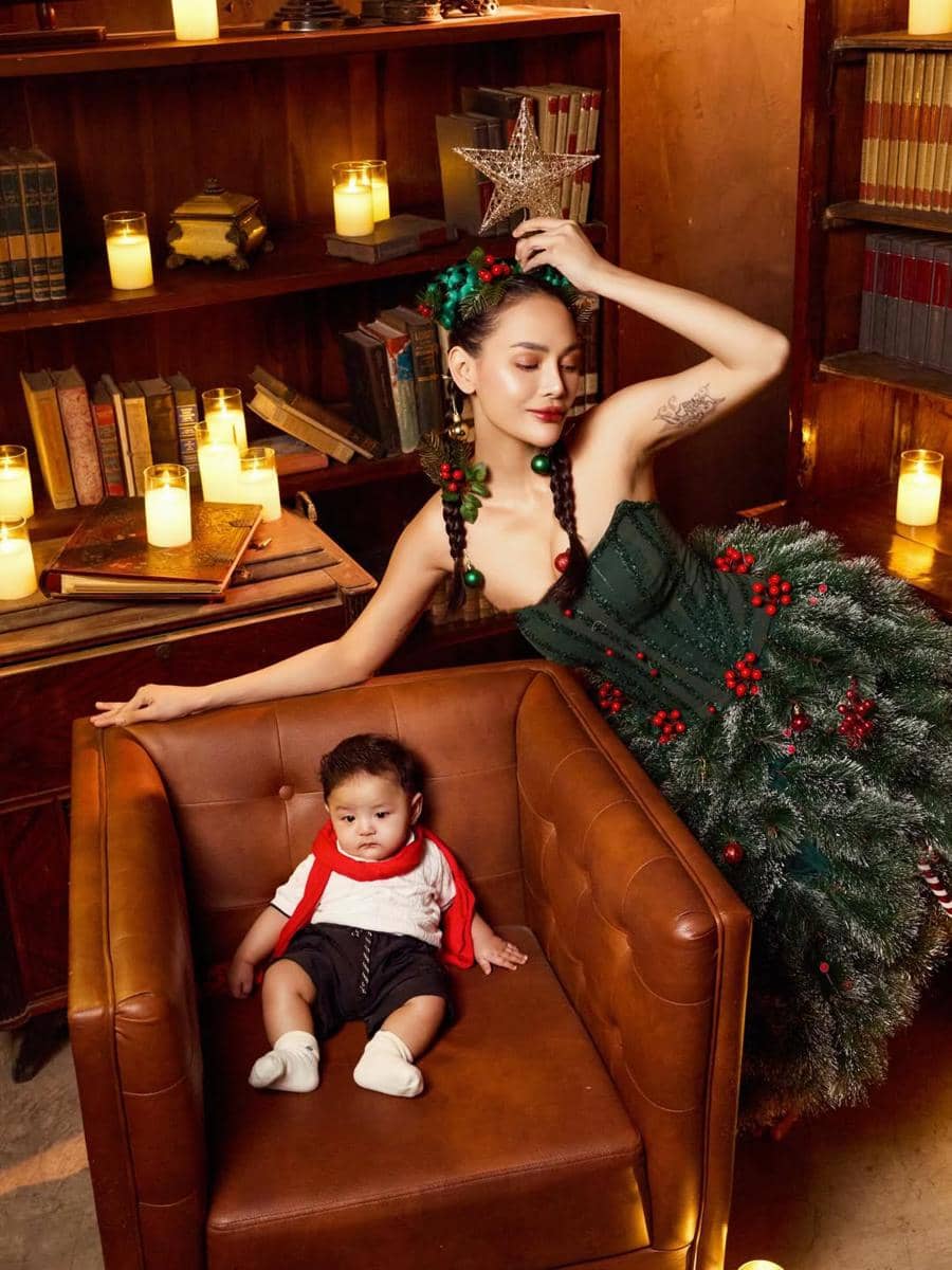 Pemotretan Natal Erika Carlina dan Baby Andrew (instagram.com/eri.carl)