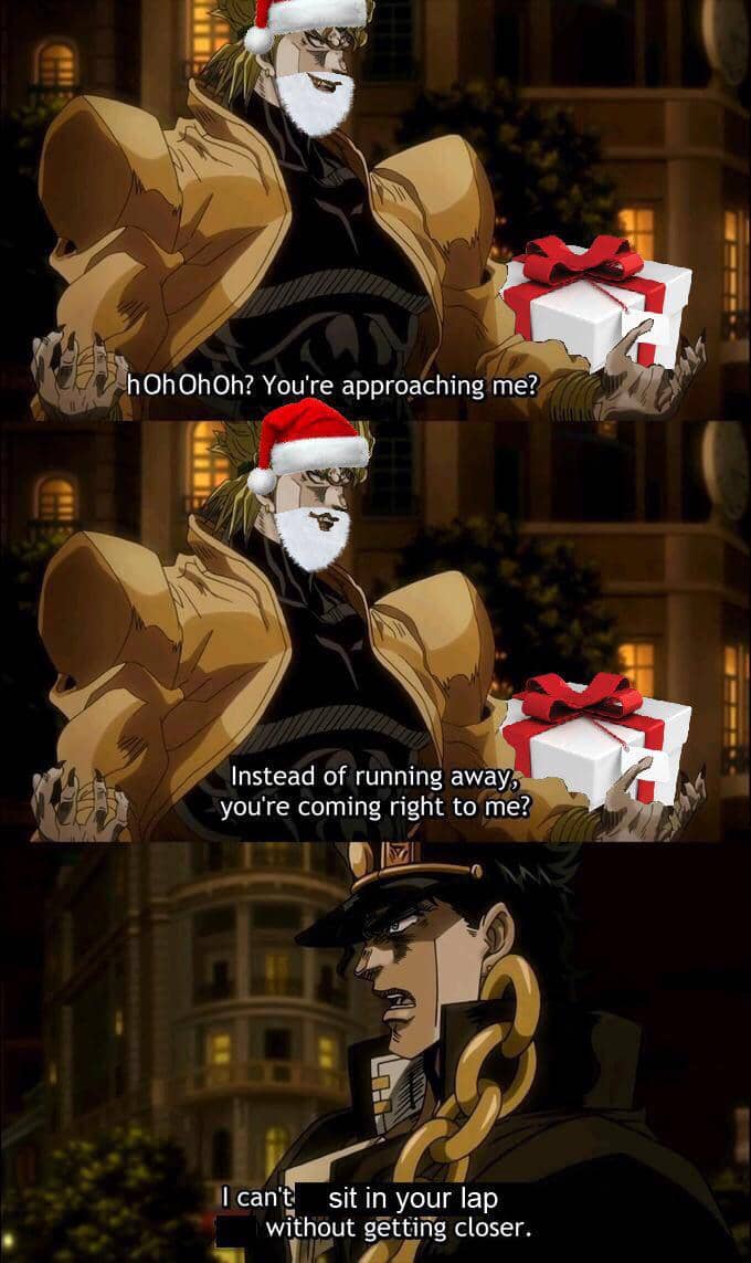 meme anime tentang Sinterklas