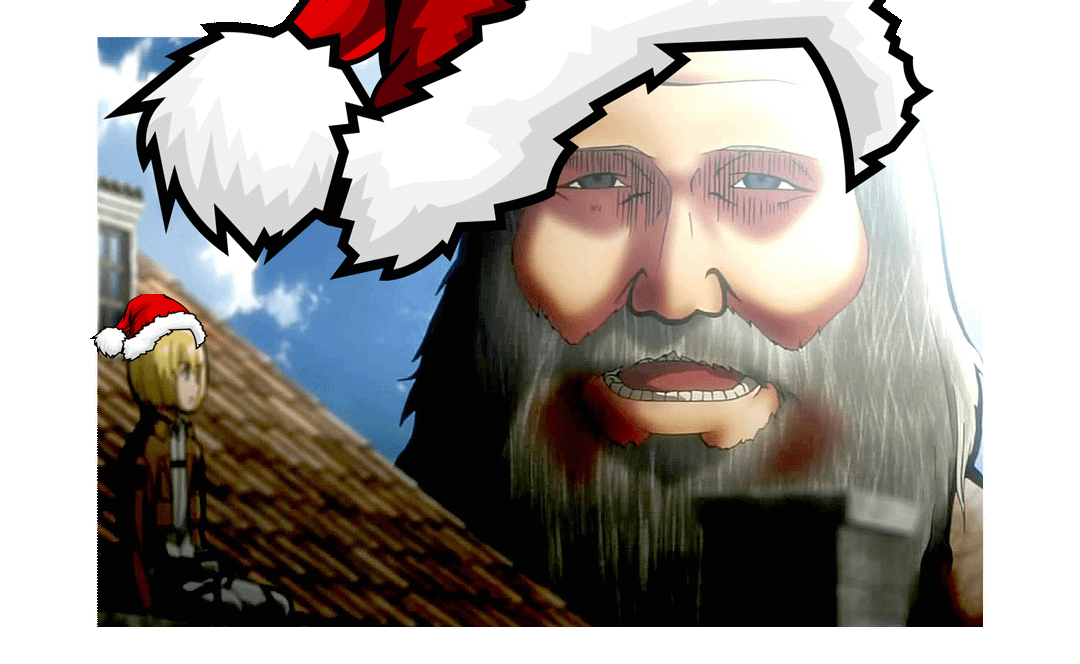 meme anime tentang Sinterklas