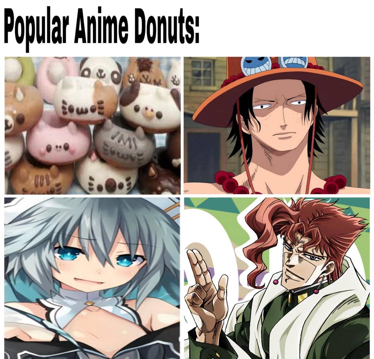 meme anime tentang donat