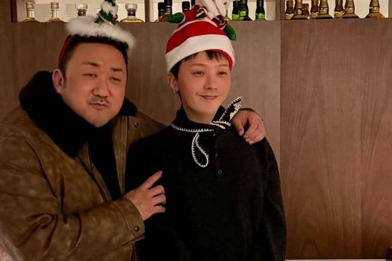 potret Ma Dong Seok dan G-Dragon