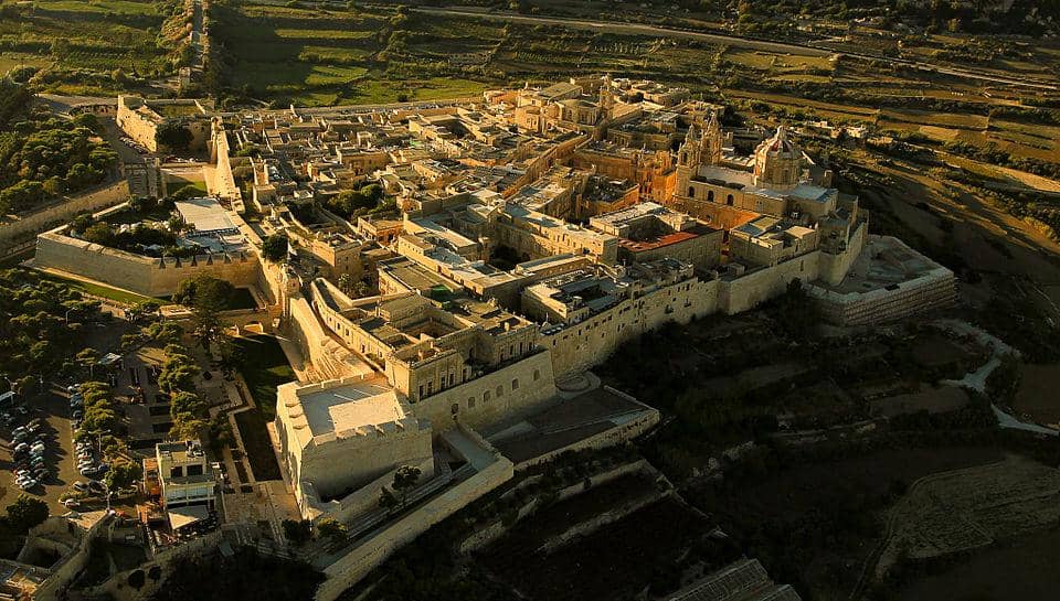 Kota Mdina di Malta