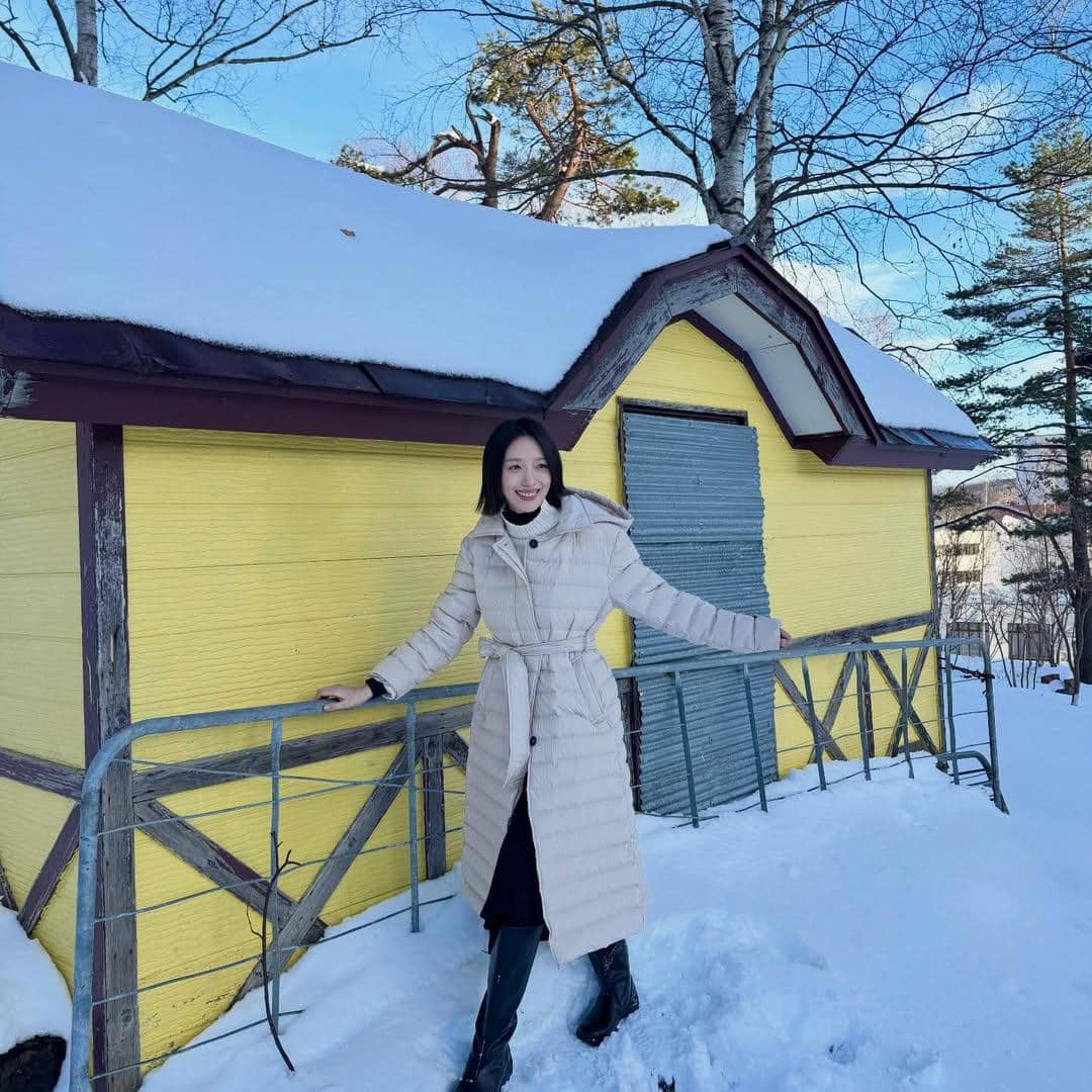 potret mix and match musim dingin ala Pyo Ye Jin