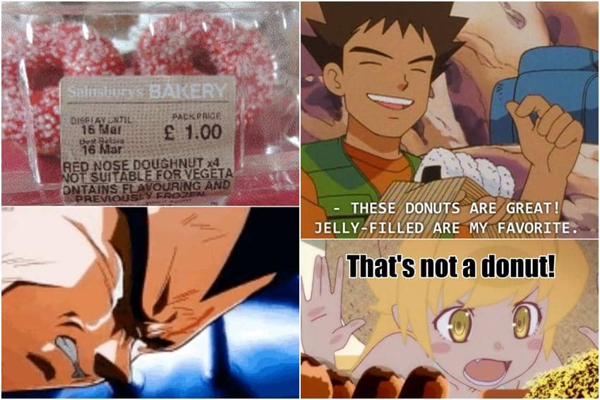 kolase meme anime tentang donat