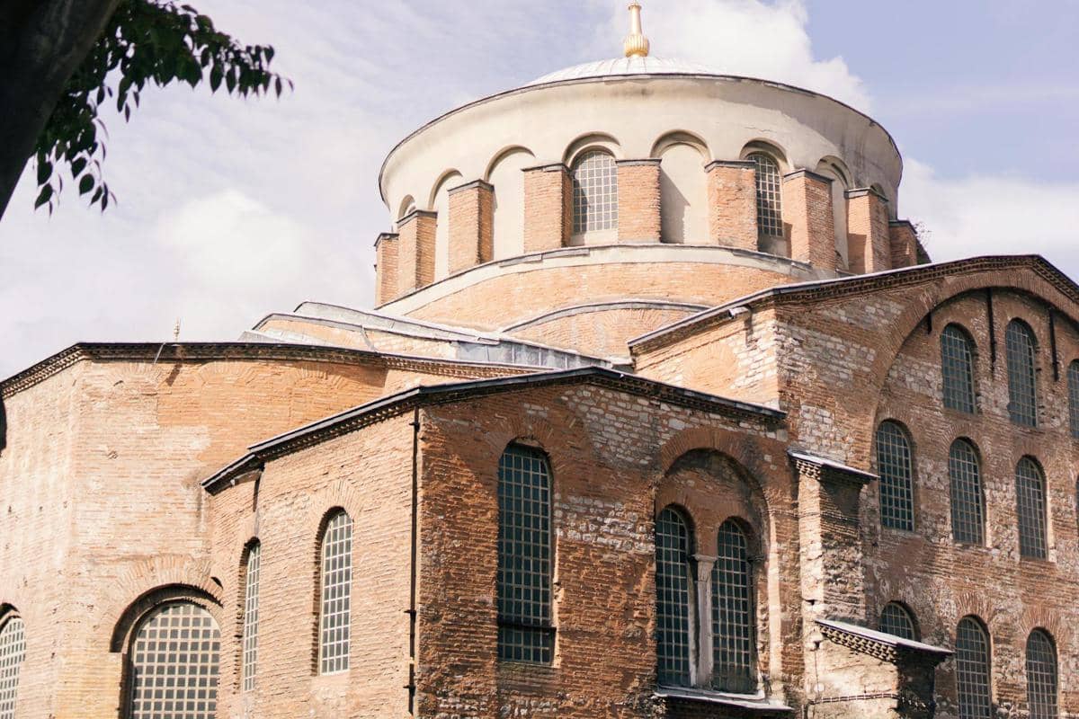 ilustrasi bangunan Hagia Irene