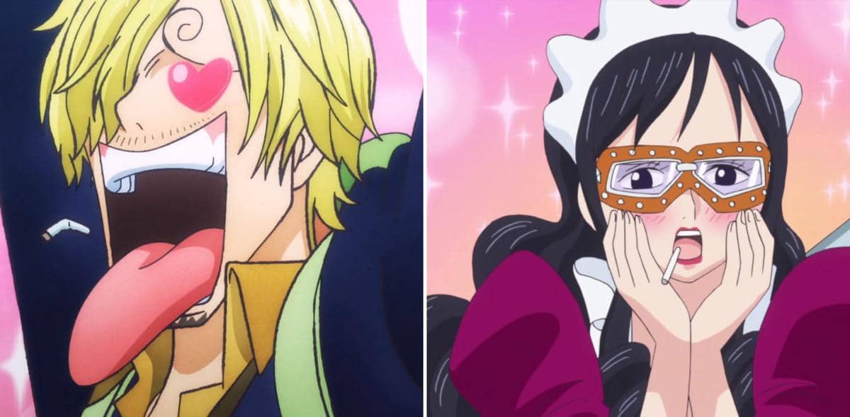 Sanji dan Baby di Arc Dressrosa