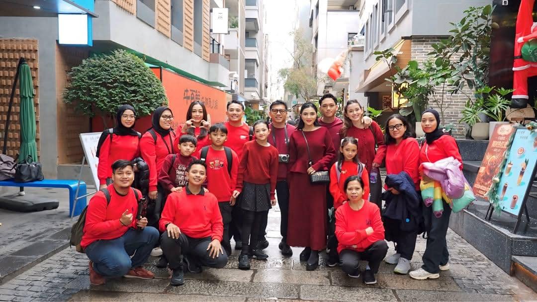 Keluarga Ashanty di Nantou Ancient City.