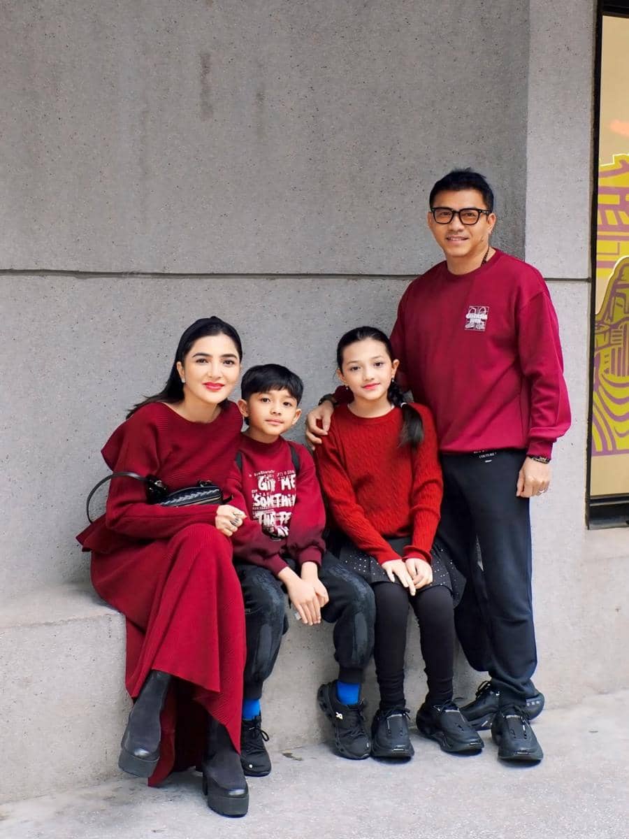 Keluarga Ashanty di Nantou Ancient City.