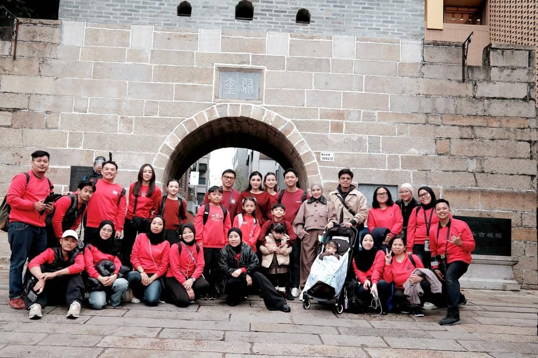 Keluarga Ashanty di Nantou Ancient City.