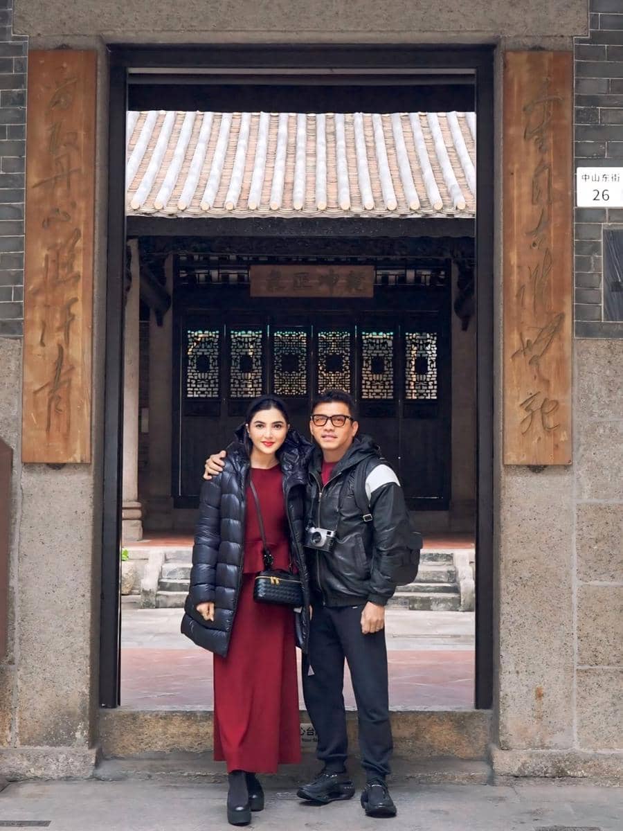 Keluarga Ashanty di Nantou Ancient City.