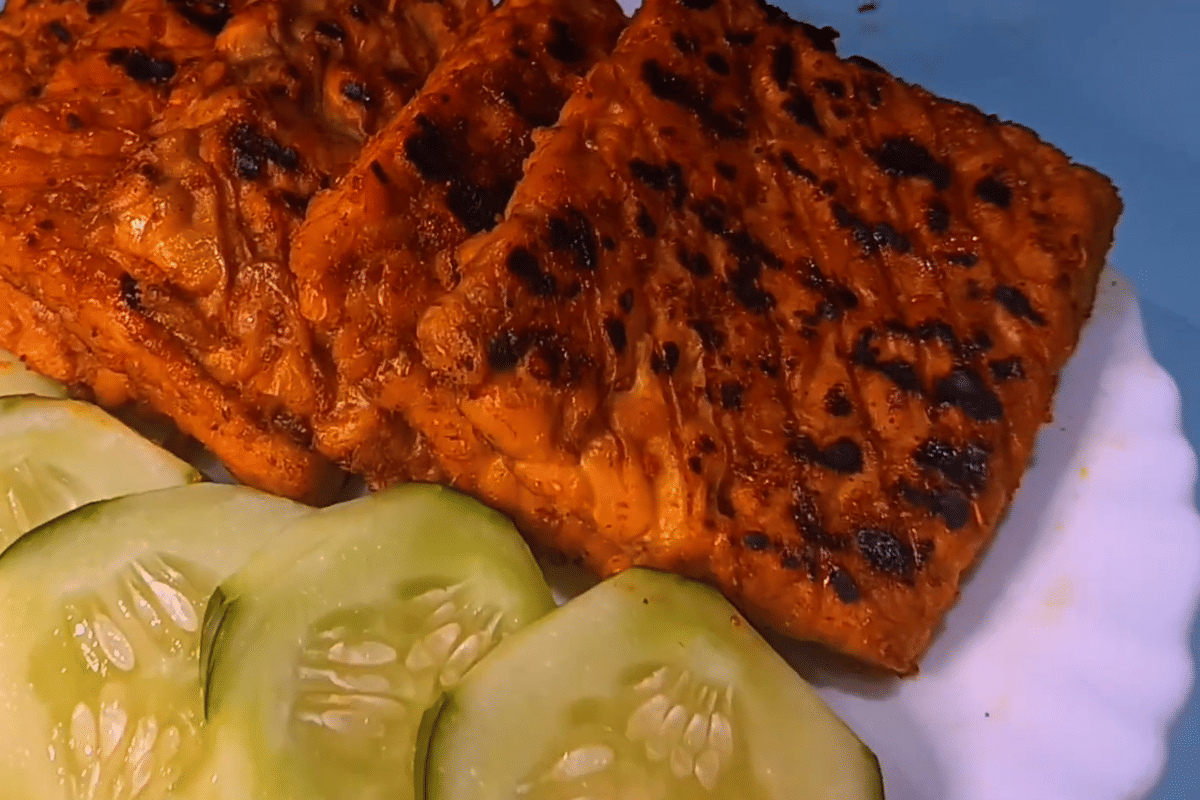 ilustrasi tempe bakar 