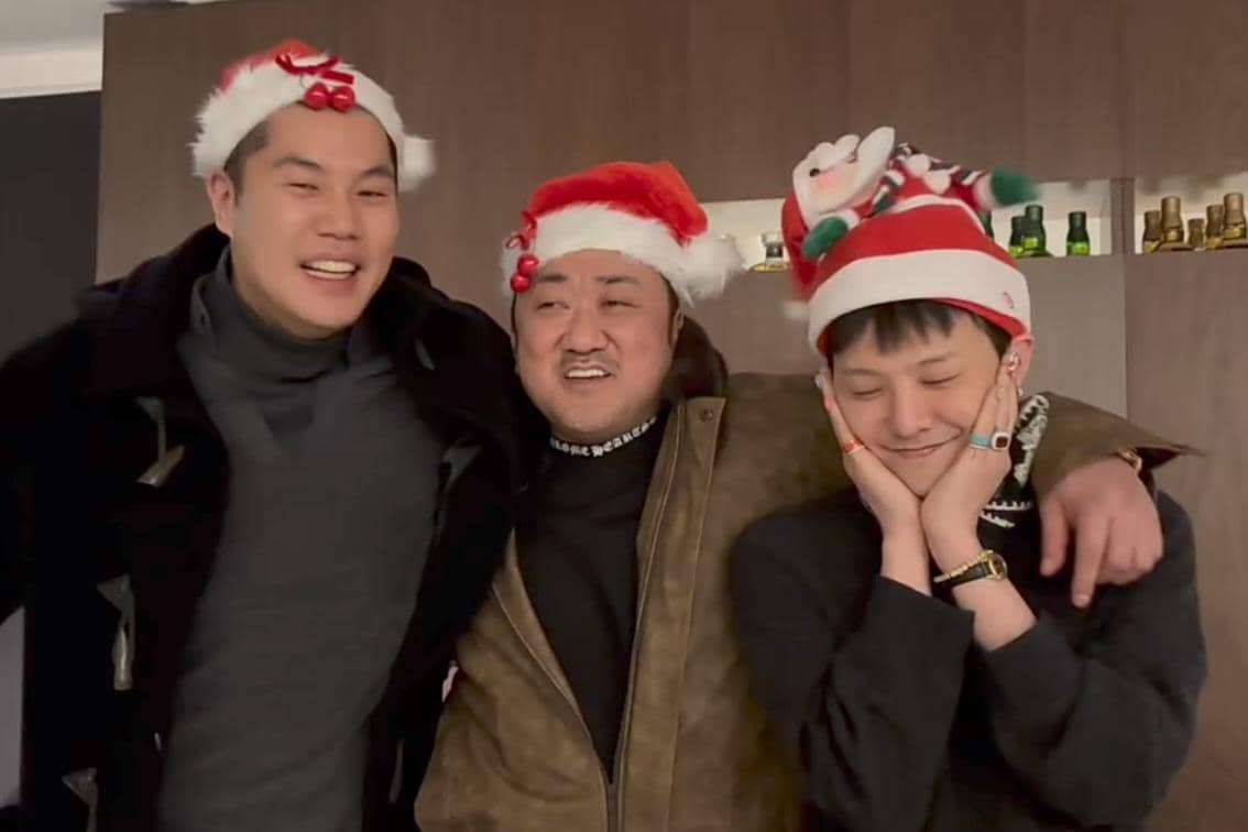 potret Ma Dong Seok dan G-Dragon