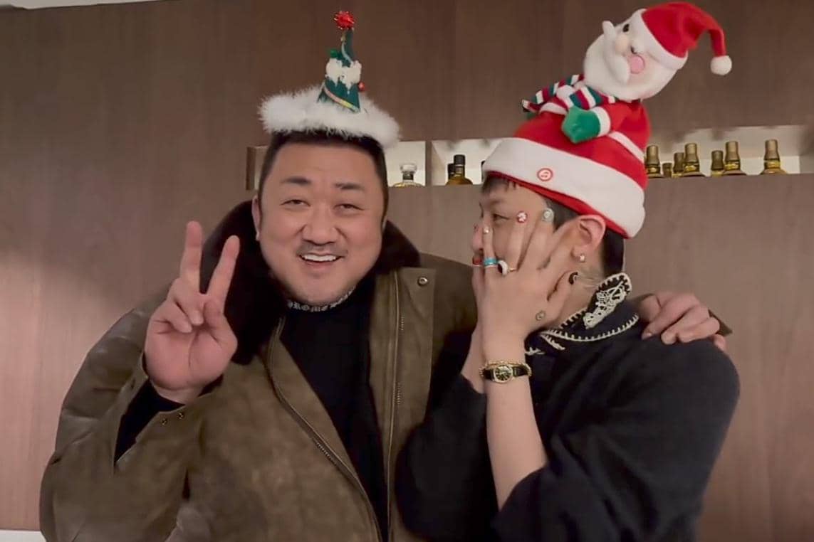 potret Ma Dong Seok dan G-Dragon