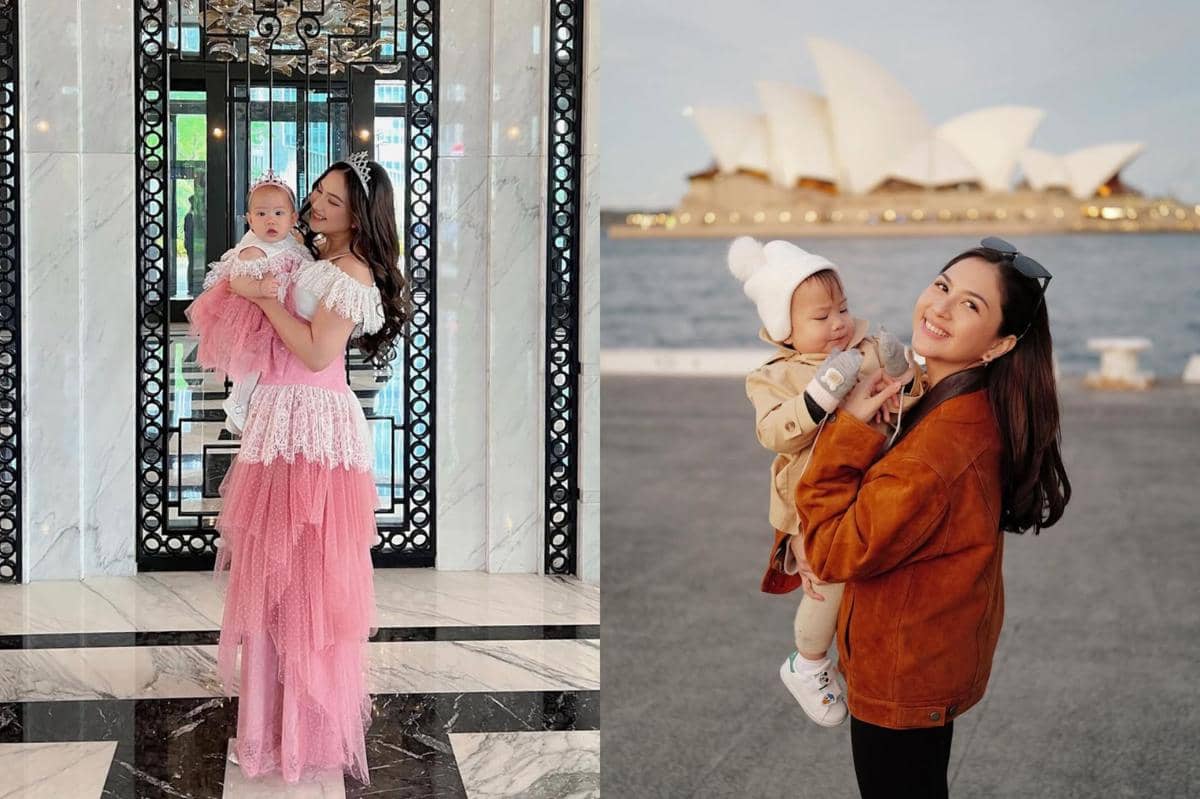 inspirasi OOTD ala Jessica Mila dan anaknya