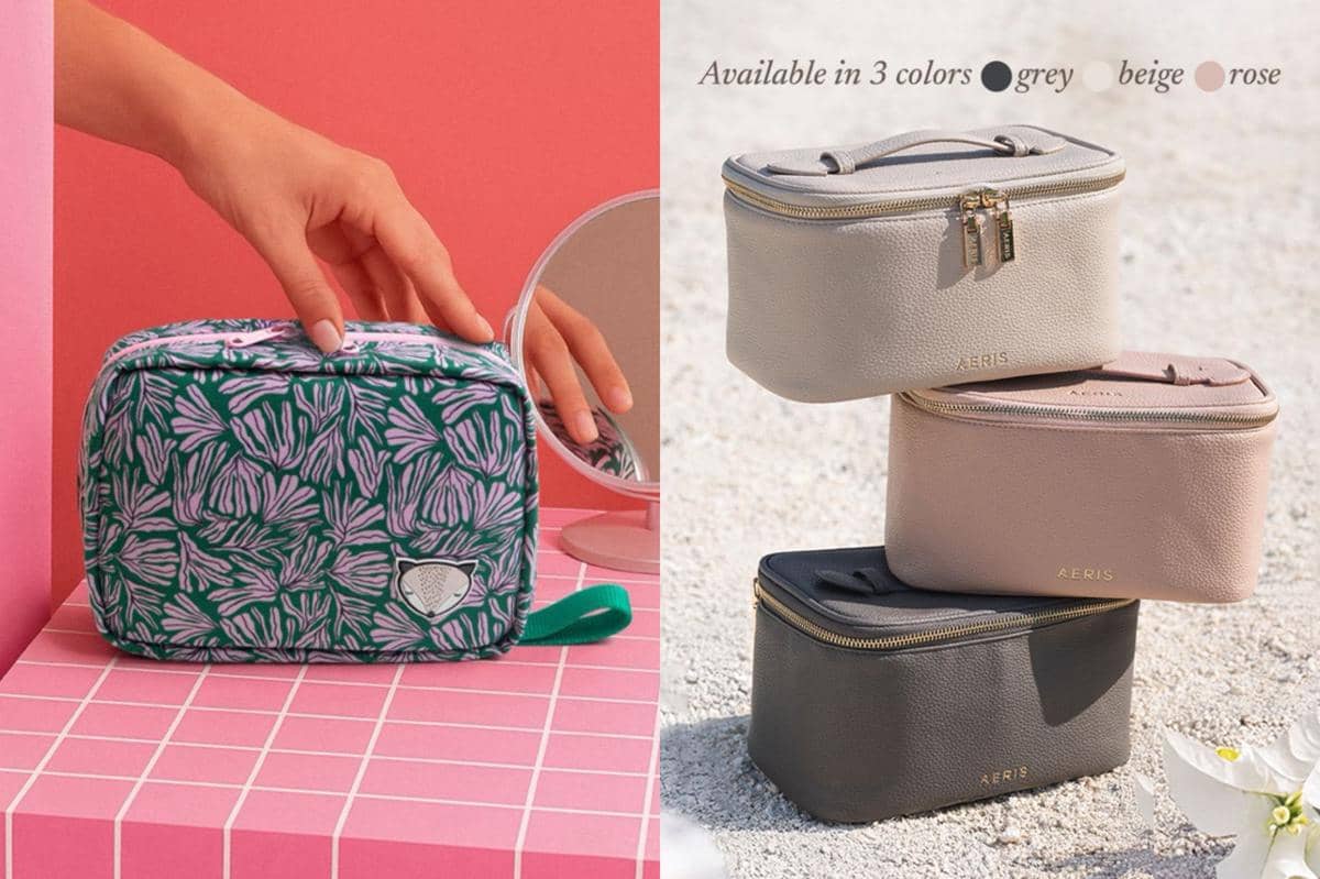 Rekomendasi pouch makeup lokal untuk liburan