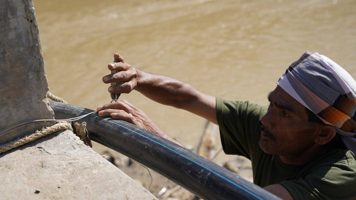 Jembatan Atu Peltak di Gayo Lues, Aceh