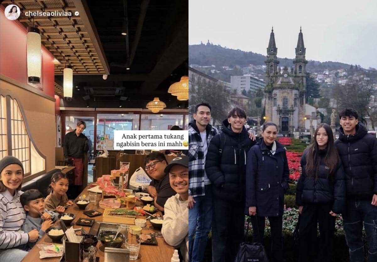 potret artis Indonesia rayakan Natal 2025 di luar negeri