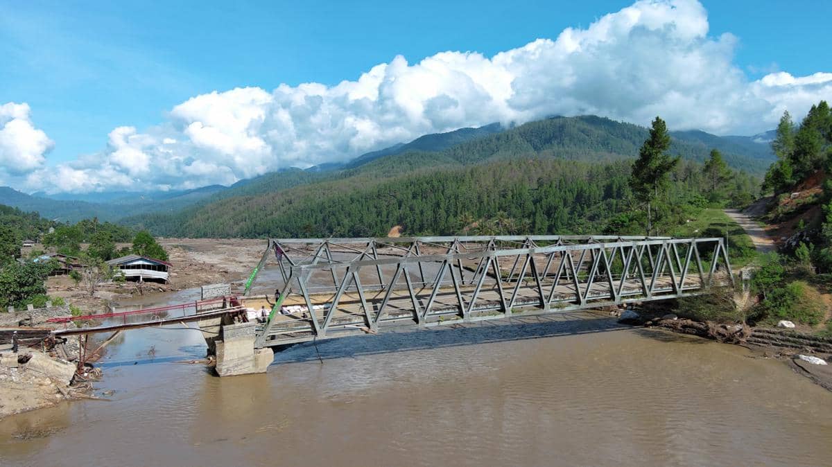 Jembatan Atu Peltak di Gayo Lues, Aceh