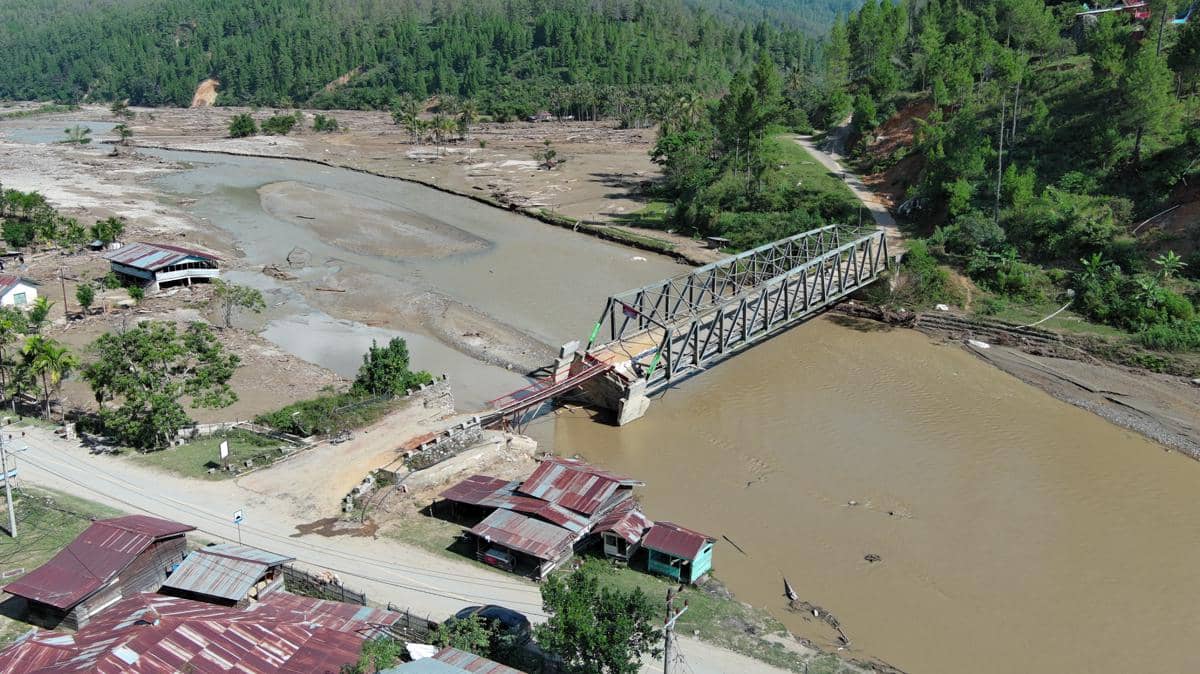 Jembatan Atu Peltak di Gayo Lues, Aceh