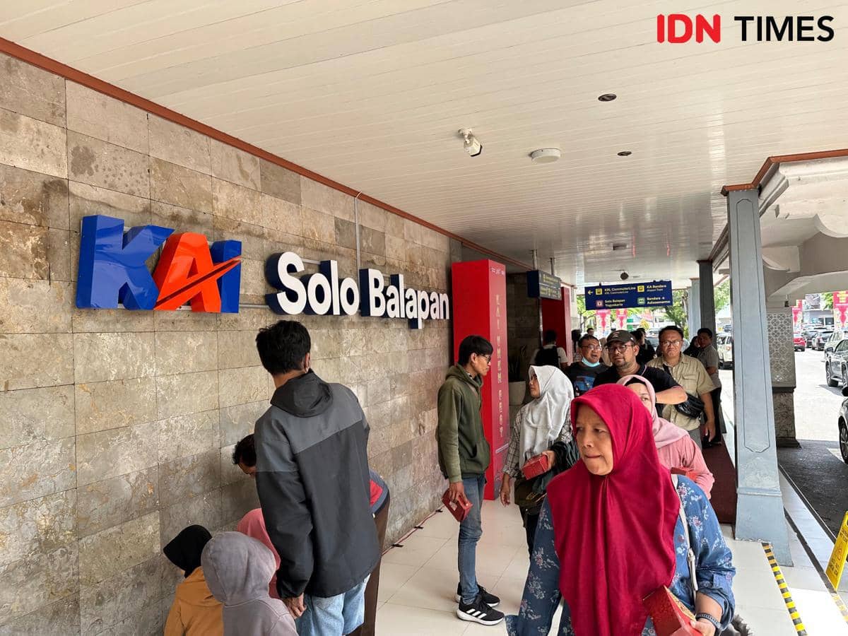 Stasiun Solo Balapan. (IDN Times/Larasati Rey)