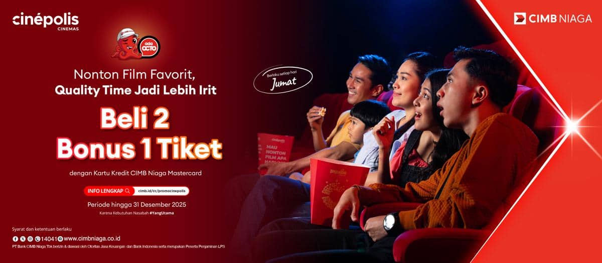 daftar promo Natal 2025 di bioskop