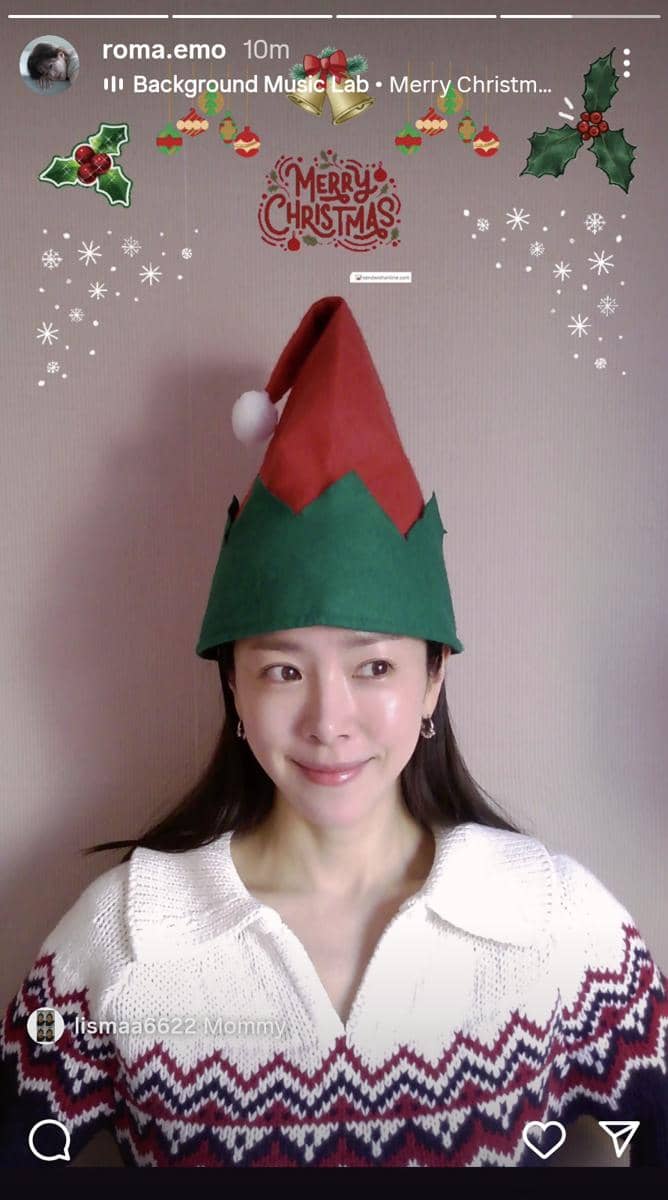 Han Ji Min rayakan Natal 2025