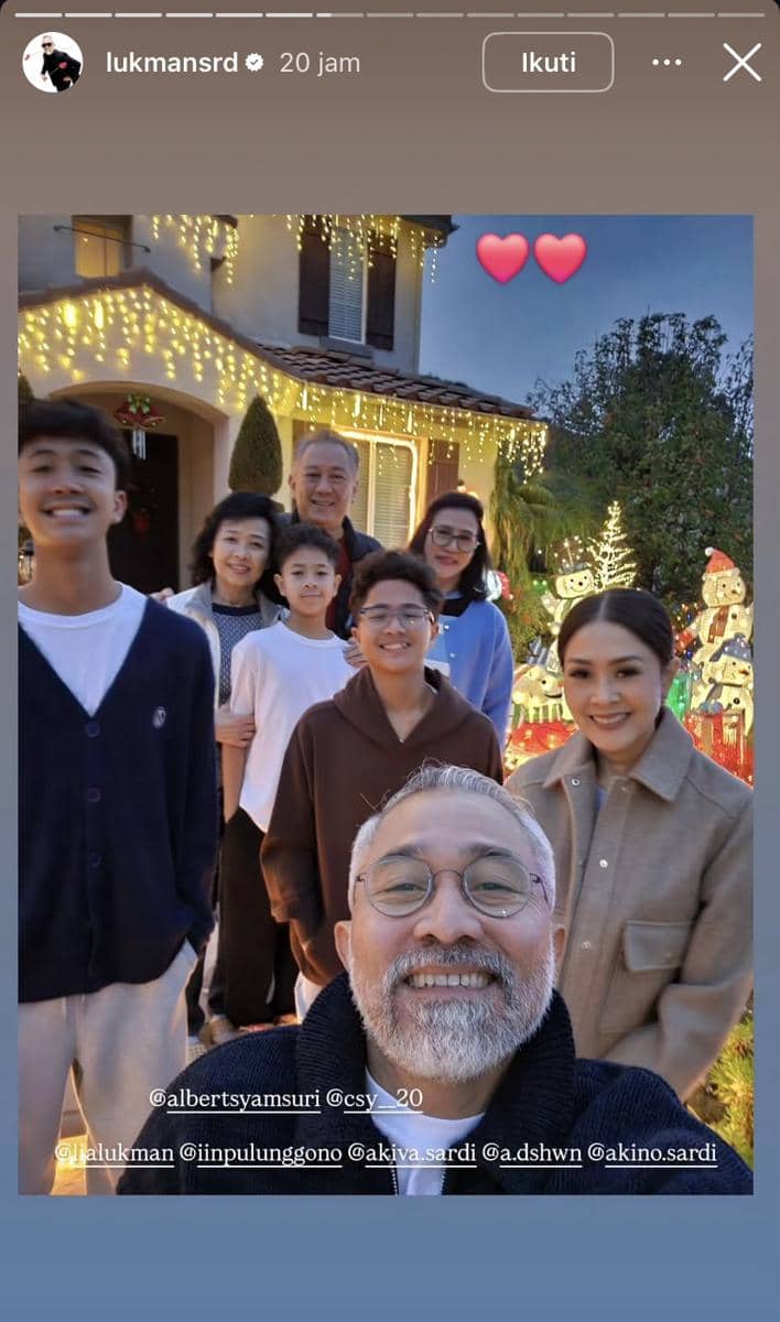 potret artis Indonesia rayakan Natal 2025 di luar negeri